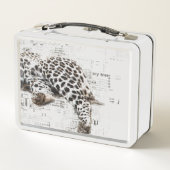 LAZY Leopard Lunch Box (Rückseite)