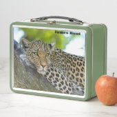 Lazy Leopard Metall Brotdose (Beispiel)