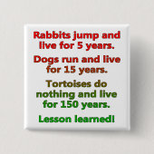 Lazy Lesson Gelernt Funny Button Abzeichen Button (Vorderseite)