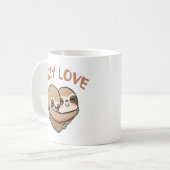Lazy Liebe Kaffeetasse (Vorderseite Links)
