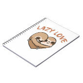 Lazy Liebe Notizblock (Linke Seite)