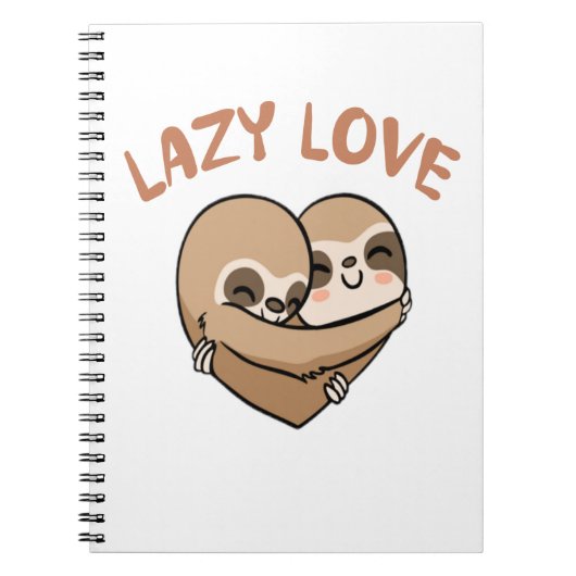 Lazy Liebe Notizblock (Vorderseite)