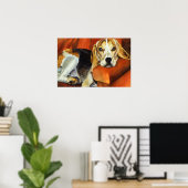 Lazy Lucy Poster (Heimbüro)