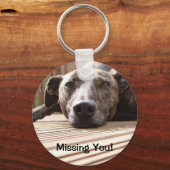 Lazy Lurcher Schlüsselanhänger (Vorderseite)