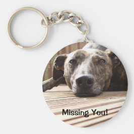 Lazy Lurcher Schlüsselanhänger