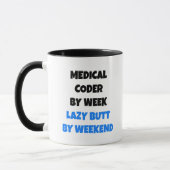 Lazy Medical Coder Tasse (Links)