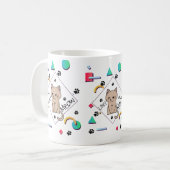 Lazy Meow – best Lazy Cat Design Kaffeetasse (Vorderseite Links)