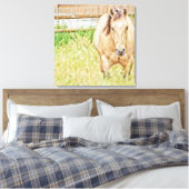 Lazy Morning Leinwanddruck (Insitu (Schlafzimmer))