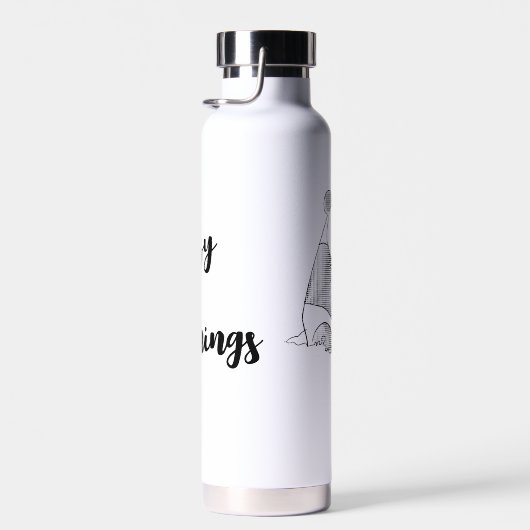 Lazy Mornings Panda Water Flasche (Rechts)