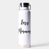 Lazy Mornings Panda Water Flasche (Rückseite)