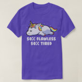 Lazy Niedlich Unicorn Geschenk (1) T-Shirt (Design vorne)