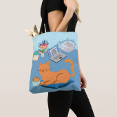 Lazy Orange Cat Tasche (Von Nahem)