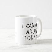 Lazy Panda Bär kann keine erwachsene Tasse (VorderseiteRechts)