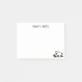 Lazy Panda Bear Post-it® Notes 4 x 3 Post-it Klebezettel (Vorderseite)