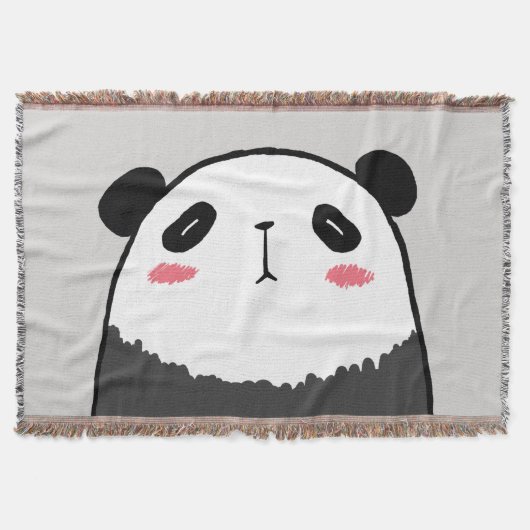 Lazy Panda Decke (Vorderseite)