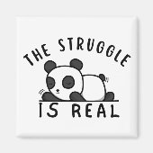 Lazy Panda der Kampf ist echt Magnet (Vorne)