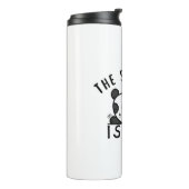 Lazy Panda der Kampf ist echt Thermosbecher (Nach links gedreht)