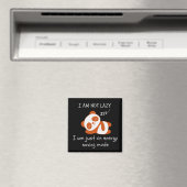 Lazy Panda Funny Magnet (In Situ (Geschirrspüler))