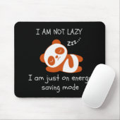 Lazy Panda Funny Mousepad (Mit Mouse)