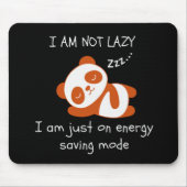 Lazy Panda Funny Mousepad (Vorne)