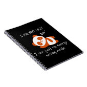 Lazy Panda Funny Notizblock (Rechte Seite)