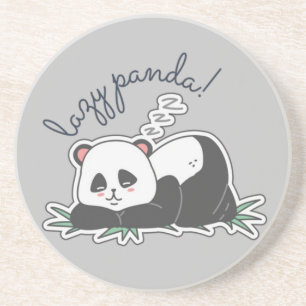 Lazy Panda Getränkeuntersetzer