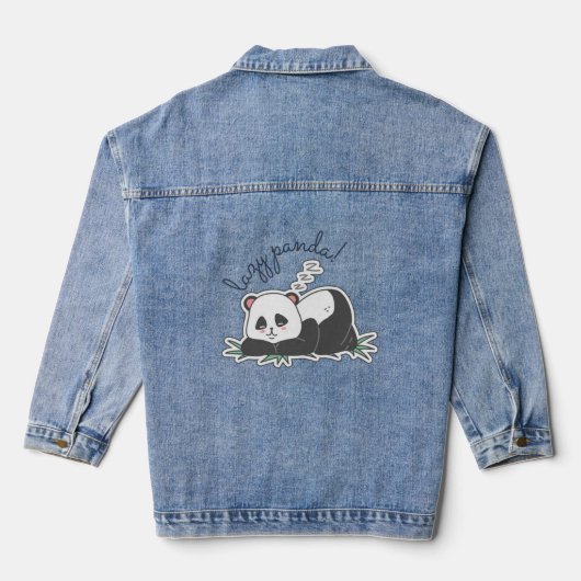 Lazy Panda Jeansjacke (Rückseite)