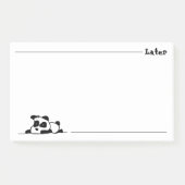 Lazy Panda Post-it Klebezettel (Vorderseite)