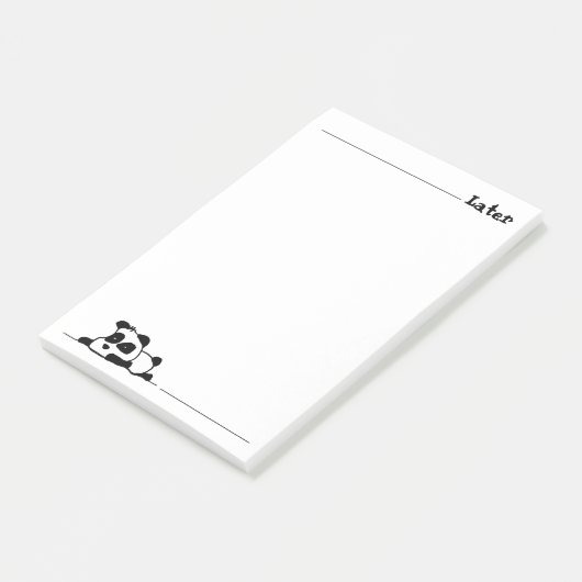 Lazy Panda Post-it Klebezettel (angewinkelt)