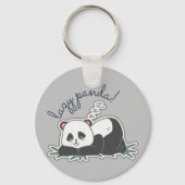 Lazy Panda Schlüsselanhänger (Rückseite)