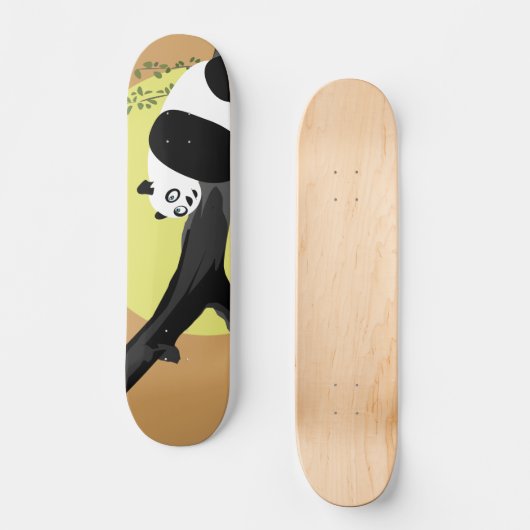Lazy Panda Skateboard (Vorderseite)