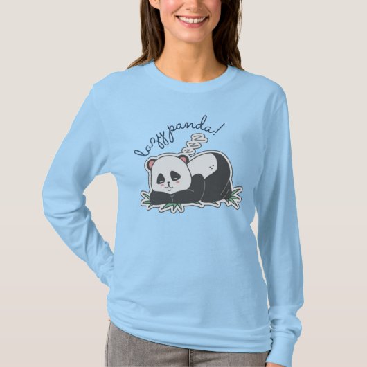 Lazy Panda T-Shirt (Vorderseite)