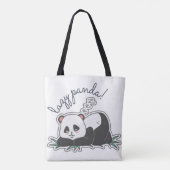 Lazy Panda Tasche (Rückseite)