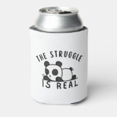 Lazy Panda The Struggle Is Real Dosenkühler (Kanne Rückseite)
