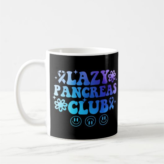 Lazy Pankreas Club Diabetes Awareness Club Kaffeetasse (Links)