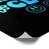 Lazy Pankreas Club Diabetes Bewusstsein Monat Poster (Ecke)