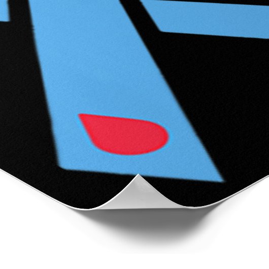 Lazy Pankreas Club Retro Diabetes Poster (Ecke)