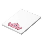 Lazy Piggy Notepad Notizblock (Rotiert)
