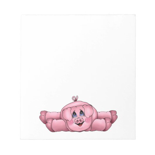 Lazy Piggy Notepad Notizblock (Vorderseite)