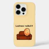 Lazy Potato Cartoon Humor Art Case-Mate iPhone Hülle (Rückseite)
