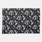 Lazy Raccoon Geschirrtuch (Horizontal)