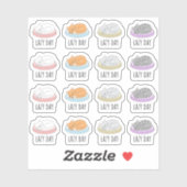 Lazy Relaxation Chillout Day Schlafende Katzen Gem Aufkleber (Blatt)