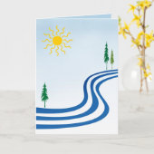 Lazy River Birthday Karte (Gelbe Blume)