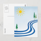 Lazy River Postkarte (Vorne/Hinten)