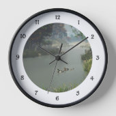 Lazy River Round Clock Uhr (Vorderseite)