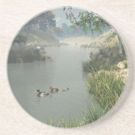 Lazy River Sandstein Untersetzer