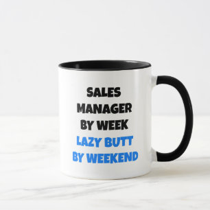 Lazy Sales Manager Joke Tasse