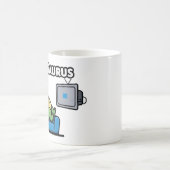 Lazy-Saurus Kaffeetasse (Mittel)