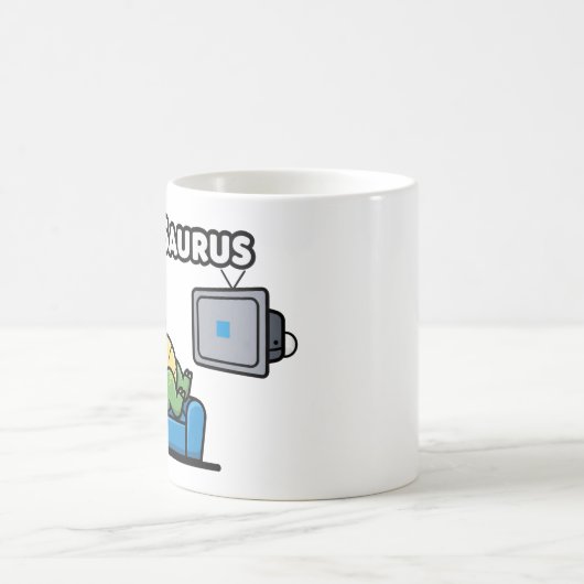 Lazy-Saurus Kaffeetasse (Mittel)