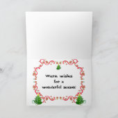 Lazy Sheep Greetings Feiertagskarte (Innenseite)